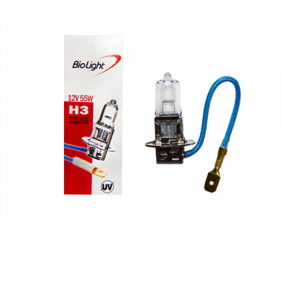 Лампа галоген H3 12V 55W Clear BioLight 