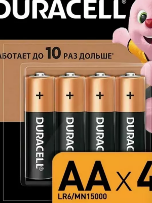 Батарейка LR 6 Duracell Basic (АА) 4шт.