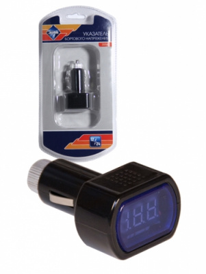 Индикатор бортового напряжения "Nova Bright", цифровой, 12/24В 39944