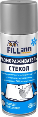 Размораживатель стекол, 520 мл аэрозоль FILL Inn FL-091 