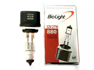 Лампа галоген H27 (880) 12V 27W Clear BioLight