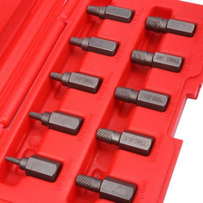 Набор экстракторов для демонтажа болтов, шпилек 1/8" - 13/32" AV Steel AV-921087