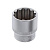 Головка 1/2" 12-гранная 30 мм AV Steel AV-521030 
