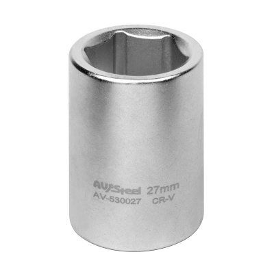 Головка 3/4" шестигранная 27мм AV Steel AV-530027 